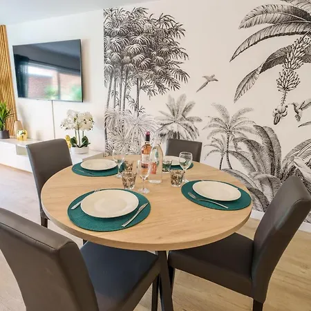 L'escale Tropicale, Independant Avec Terrasse Privative Apartamento Saint-Quentin (Aisne)