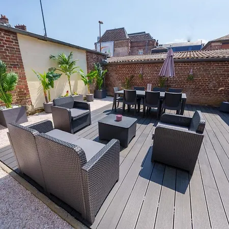 Apartamento L'escale Tropicale, Independant Avec Terrasse Privative Saint-Quentin (Aisne)