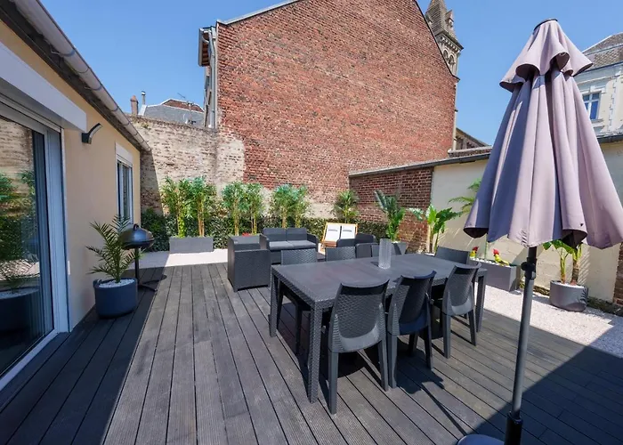 Appartement L'escale Tropicale, Independant Avec Terrasse Privative Saint-Quentin (Aisne)