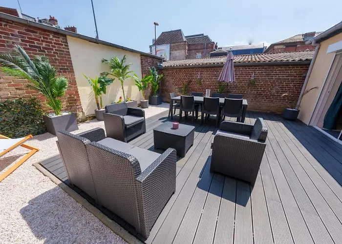 Appartement L'escale Tropicale, Independant Avec Terrasse Privative Saint-Quentin (Aisne)