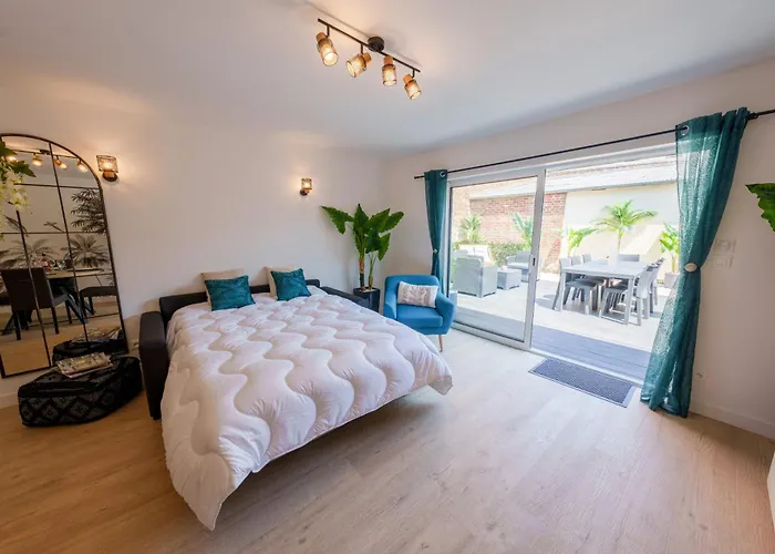 Appartement L'escale Tropicale, Independant Avec Terrasse Privative Saint-Quentin (Aisne)